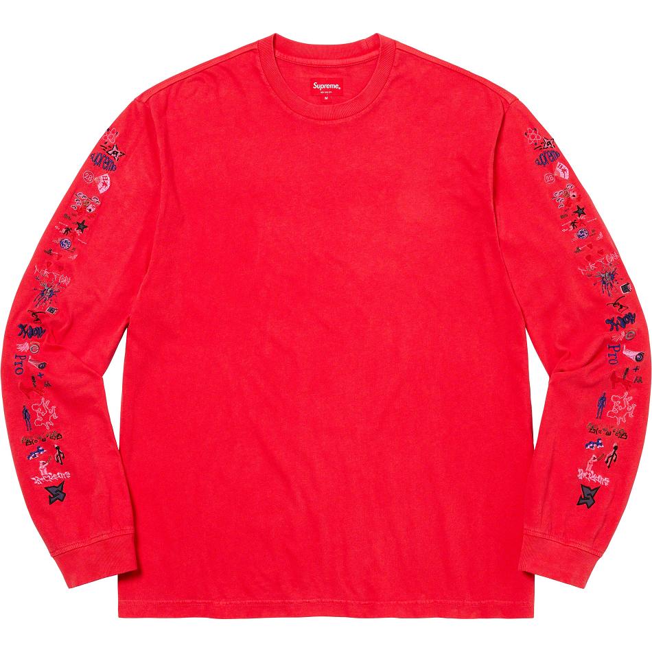 Suéteres Supreme AOI Icons L/S Top Rojas | Supreme 315JJ